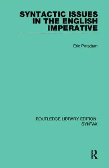 Cover of Syntactic Issues in the English Imperative