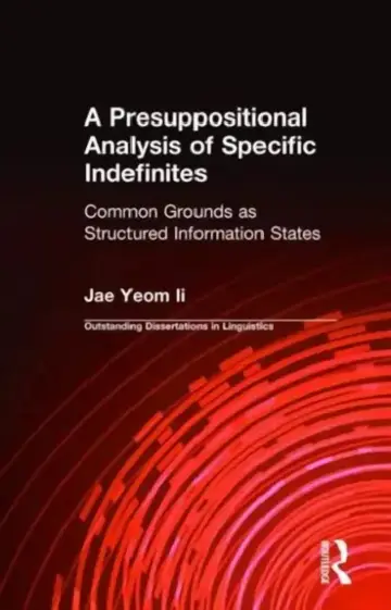 Cover of A Presuppositional Analysis of Specific Indefinites