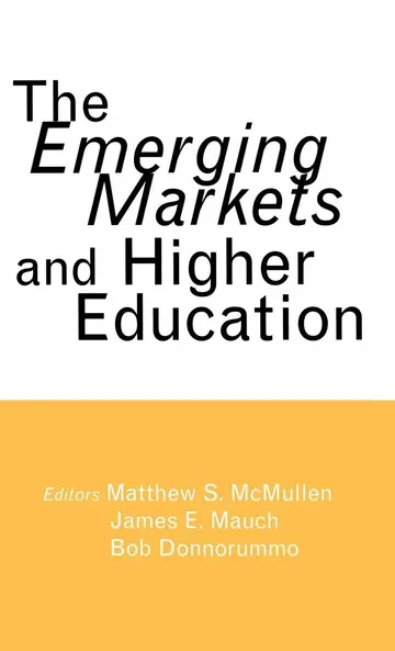 Cover of The Emerging Markets and Higher Education