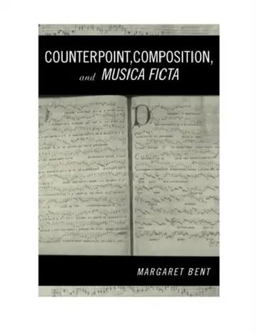 Cover of Counterpoint, Composition and Musica Ficta
