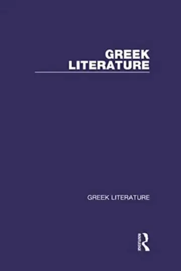 Cover of Greek Literature