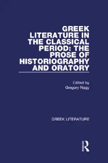 Cover of Greek Literature in the Classical Period