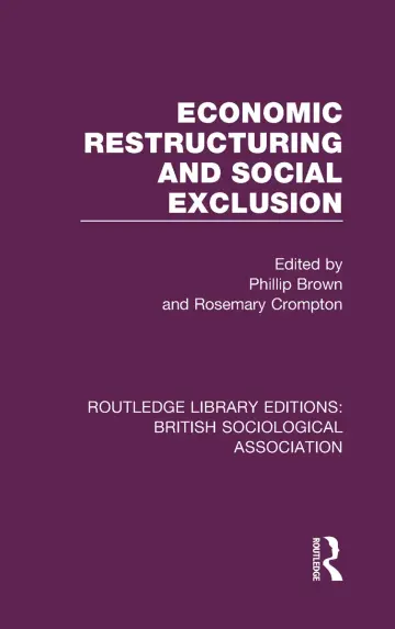 Cover of Economic Restructuring and Social Exclusion
