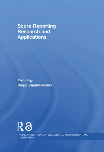 Cover of Score Reporting Research and Applications