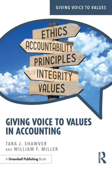 Cover of Giving Voice to Values in Accounting
