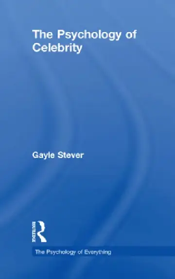 Cover of The Psychology of Celebrity