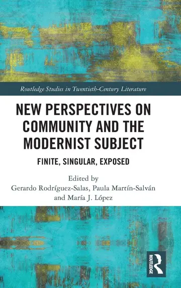 Cover of New Perspectives on Community and the Modernist Subject