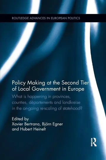 Cover of Policy Making at the Second Tier of Local Government in Europe