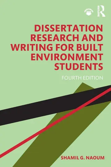 Cover of Dissertation Research and Writing for Built Environment Students 4Th Edition