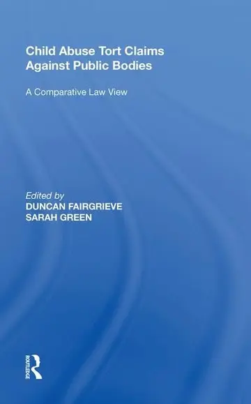 Cover of Child Abuse Tort Claims Against Public Bodies