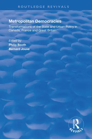 Cover of Metropolitan Democracies