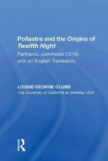 Cover of Pollastra and the Origins of Twelfth Night