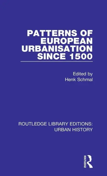 Cover of Patterns of European Urbanisation Since 1500