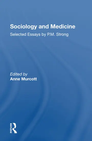 Cover of Sociology and Medicine