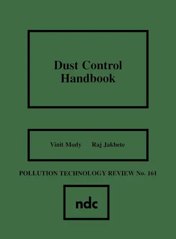 Cover of Dust Control Handbook