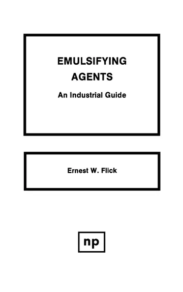 Cover of Emulsifying Agents