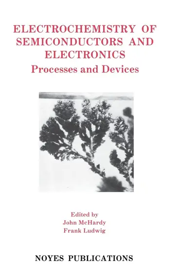 Cover of Electrochemistry of Semiconductors and Electronics