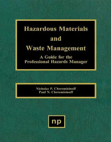 Cover of Hazardous Materials and Waste Management
