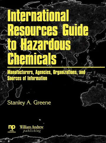 Cover of International Resources Guide to Hazardous Chemicals