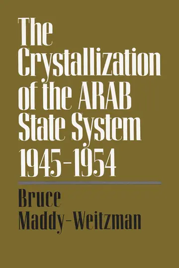 Cover of The Crystallization of the Arab State System Inter-Arab Politics, 1945-1954