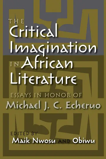 Cover of The Critical Imagination in African Literature