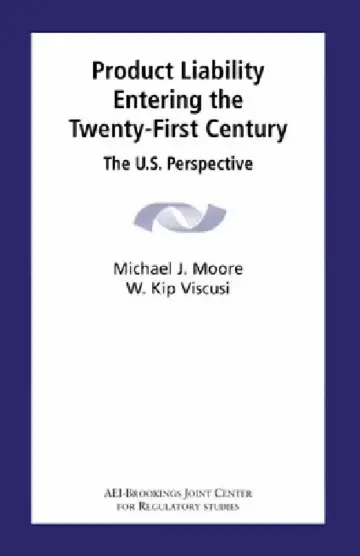 Cover of Product Liability Entering the Twenty-First Century