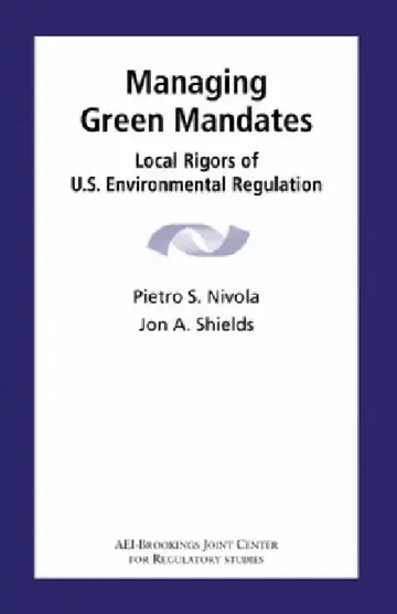 Cover of Managing Green Mandates
