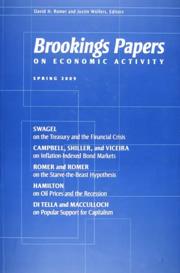 Cover of Brookings Papers on Economic Activity
