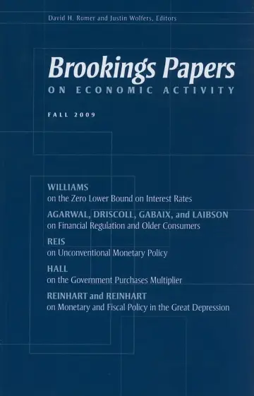 Cover of Brookings Papers on Economic Activity