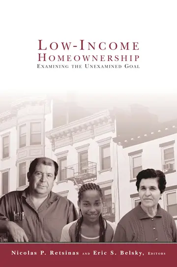 Cover of Low-Income Homeownership