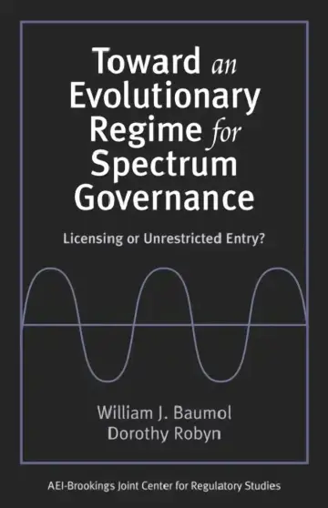 Cover of Toward an Evolutionary Regime for Spectrum Governance