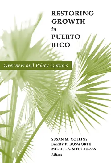 Cover of Restoring Growth in Puerto Rico