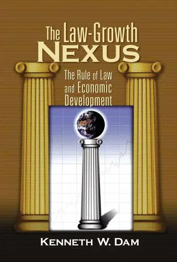 Cover of The Law-growth Nexus