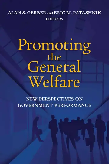 Cover of Promoting the General Welfare