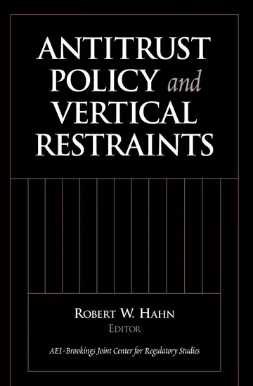 Cover of Antitrust Policy and Vertical Restraints