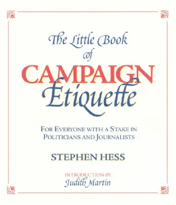 Cover of Little Book of Campaign Etiquette