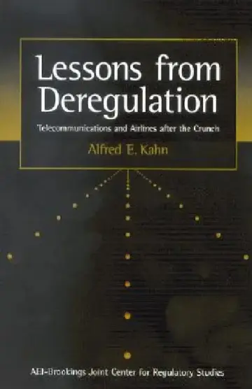 Cover of Lessons from Deregulation