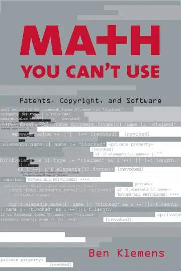 Cover of Ma+h You Can't Use
