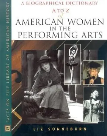 Cover of A to Z of American Women in the Performing Arts