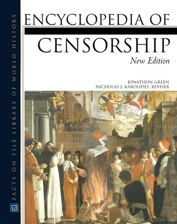 Cover of Encyclopedia of Censorship