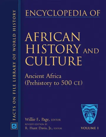 Cover of Encyclopedia of African History and Culture