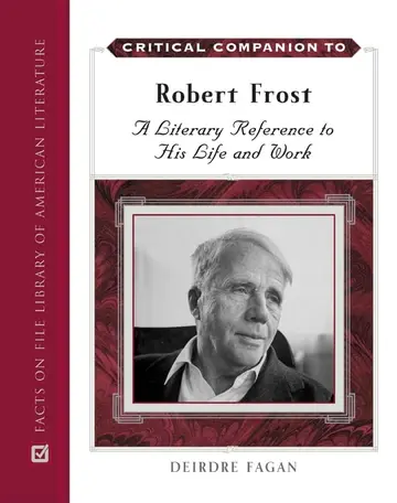 Cover of Critical Companion to Robert Frost