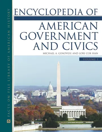 Cover of Encyclopedia of American Government and Civics