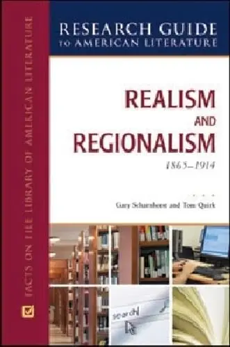 Cover of Realism and Regionalism, 1865-1914