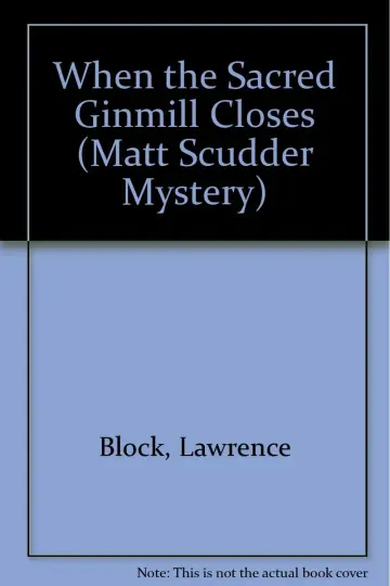Cover of When the Sacred Ginmill Closes