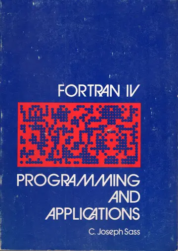 Cover of Fortran IV Programming and Applications