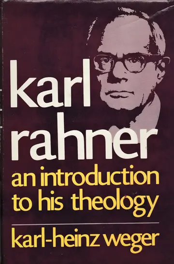 Cover of Karl Rahner, an introduction to his theology