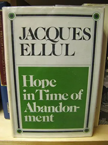 Cover of Hope in time of abandonment