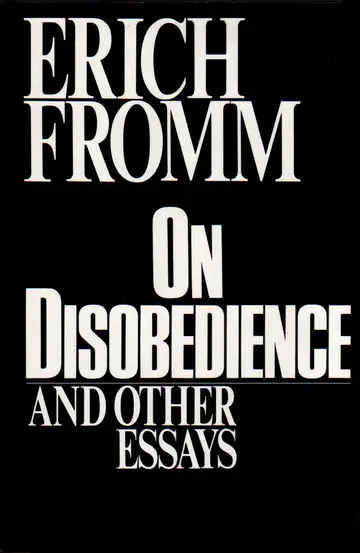 Cover of On Disobedience and Other Essays