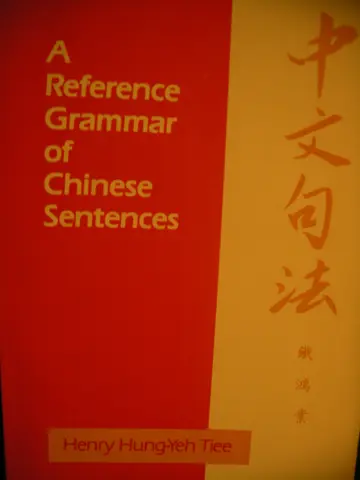 Cover of Reference Grammar of Chinese Sentences with Exercises
